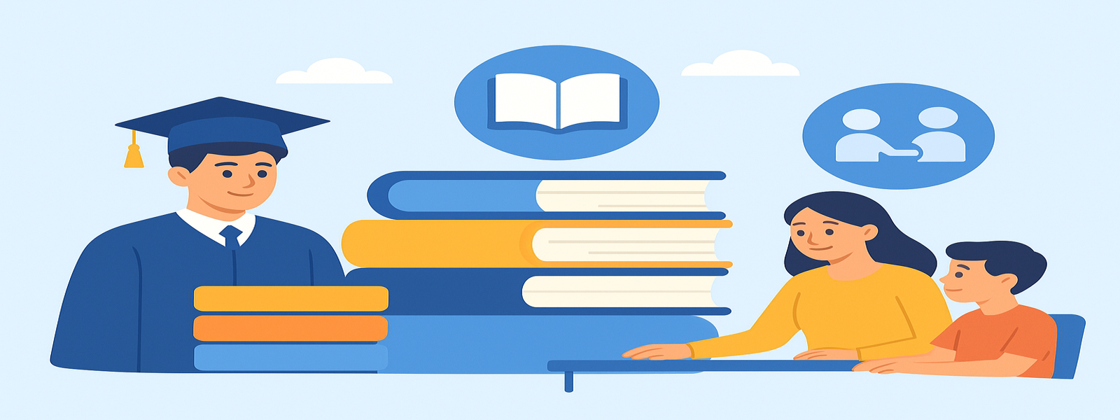 Hệ thống các cấp học từ mầm non đến đại học được phân loại rõ ràng trên EduHub